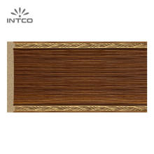 INTCO 8cm Waterproof Home Accessories Decorative Wood Interior 3d wall panel moulding